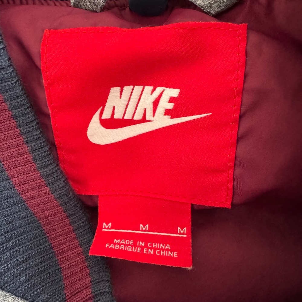 Nike Defender Medium Grey 550 Down Fill Puffer Snap Front Womens Vest 541403-405 - Picture 8 of 11